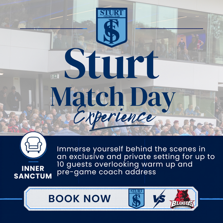 Round 13: Inner Sanctum - Sturt vs West Adelaide Saturday 4 July