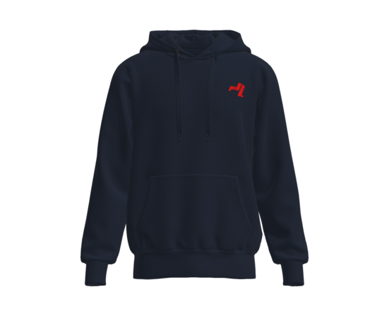 Hoodie - Navy with Red Legs