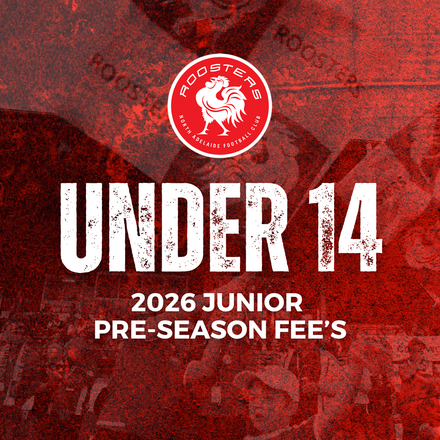 2026 U14 Pre-season Fee's 