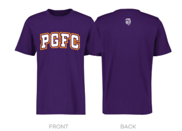 PGFC Adult Supporter Tee - PGFC Purple