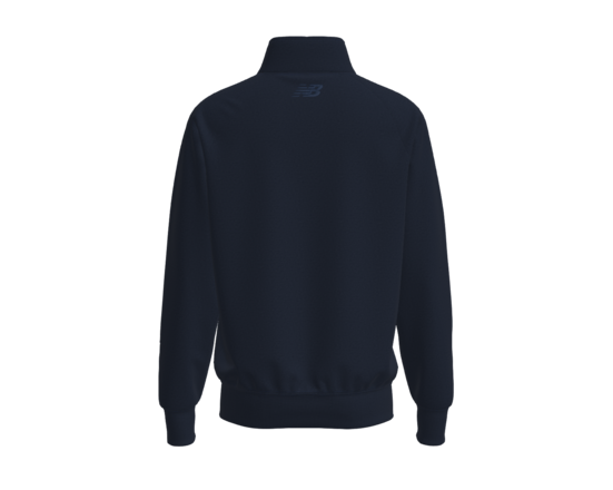 Quarter Zip Jumper - Navy with Navy Emblem