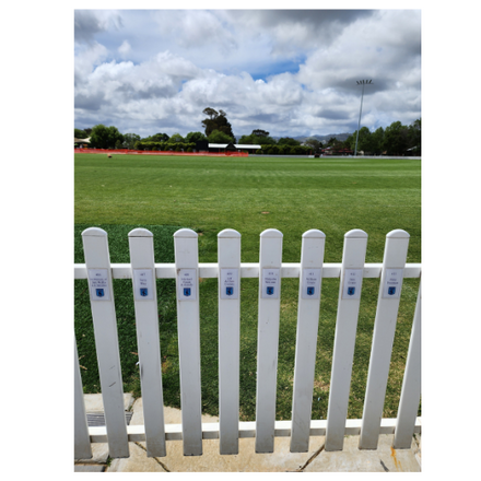 Unley Oval Bronze Picket