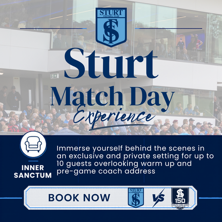 Round 17: Inner Sanctum - Sturt vs South Adelaide - Saturday 8 August