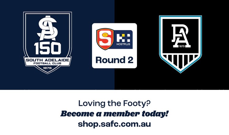 Round 2: South Adelaide FC v Port Adelaide Adult Ticket