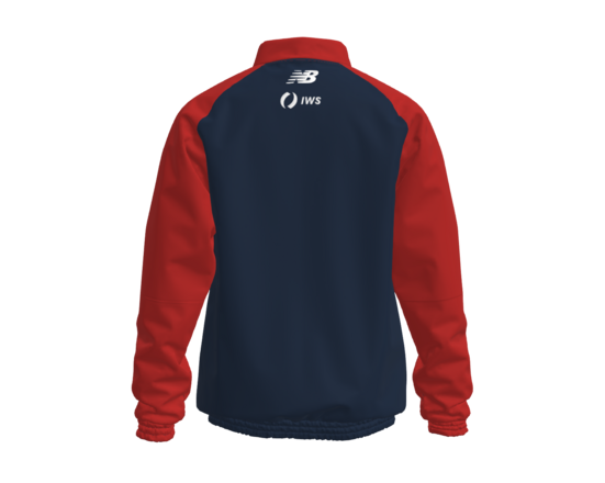 Retro Quarter Zip Jumper - Red Sleeves